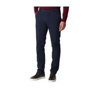 Brooks Brothers - Chinos Slim Fit Tissé en Coton Stretch - Homme - Pantalons - Bleu - Taille: W36