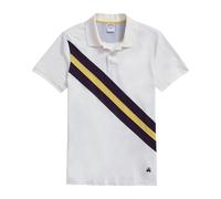 Brooks Brothers Cotton Pique Archive Stripe Polo Shirt Open White Taille: S | Polos Outlet | Homme | Blanche