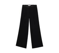 Brooks Brothers - Crepe Tuxedo Wide Leg Pants - Femme - Pantalons - Noir - Taille: 36 FR
