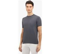 Brooks Brothers Dark Grey Mako Cotton Short Sleeve Sweater Dark Grey Taille: M | Pulls Outlet | Homme | Gris