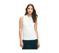 Brooks Brothers - Débardeur en Jersey de Coton Supima - Femme - Tops - Blanc - Taille: 42 FR