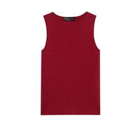 Brooks Brothers - Débardeur en maille côtelée - Femme - Pulls - Rouge - Taille: 40 FR