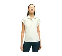 Brooks Brothers, Femme, Tops, Blanc, Taille: 42 FR Polo en Lin Manches Courtes