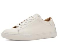 Brooks Brothers Franz pour homme, Cuir blanc lisse, 44.5 EU