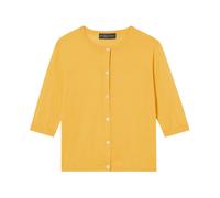 Brooks Brothers - Gilet en mélange de soie - Femme - Pulls - Jaune - Taille: 40 FR
