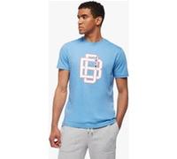 Brooks Brothers - Graphic T-Shirt - Homme - Tops - Bleu - Taille: S