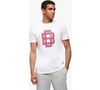Brooks Brothers - Graphic T-Shirt - Homme - Tops - Blanc - Taille: S