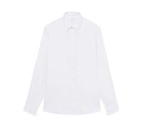 Brooks Brothers, Homme, Chemises, Blanc, Taille: M Chemise Slim Boutonnée en Lin