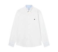 Brooks Brothers, Homme, Chemises, Blanc, Taille: S Chemise Oxford Coupe Standard Non-Iron à Boutons