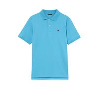 Brooks Brothers, Homme, Tops, Bleu, Taille: L Polo en Piqué de Coton