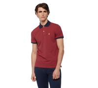Brooks Brothers, Homme, Tops, Rouge, Taille: L Feeder Stripe Pique Polo Slim Fit
