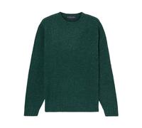 Brooks Brothers - Pull Ras du Cou en Laine Mouchetée - Femme - Pulls - Vert - Taille: 38 FR