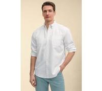 Brooks Brothers Regular Fit Oxford Friday Shirt With Button Down Collar Whit Taille: M | Chemises d'affaires Outlet | Homme | Blanche