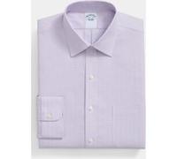 Brooks Brothers Slim Fit Non-iron Oxford Shirt With Ainsley Collar Light Pur Taille: 43/34 | Chemises d'affaires Outlet | Homme | Blanche