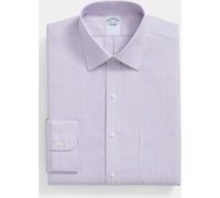 Brooks Brothers Slim Fit Non-iron Oxford Shirt With Ainsley Collar Light Pur Taille: 44.5/36 | Chemises d'affaires Outlet | Homme | Blanche