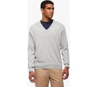 Brooks Brothers Supima Cotton V-neck Sweater Grey Taille: XXL | Pulls Outlet | Homme | Gris