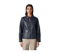 Brooks Brothers - Veste Chemise en Cuir - Femme - Vestes - Bleu - Taille: 42 FR