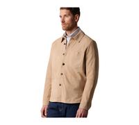 Brooks Brothers - Veste Chemise en Cuir Suédé - Homme - Vestes - Beige - Taille: S