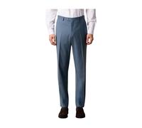 Brooks Brothers - Virgin Wool Plain Pantalons - Homme - Pantalons - Bleu - Taille: W44