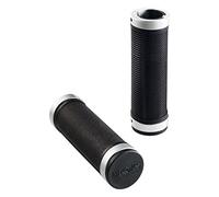 Brooks cambium Rubber Grips courte/longue Poignées de guidon, Mixte, Cambium Rubber Grips kurz/lang, noir/noir, kurz/lang
