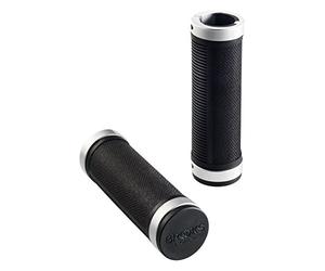 Brooks cambium Rubber Grips courte/longue Poignées de guidon, Mixte, Cambium Rubber Grips kurz/lang, noir/noir, kurz/lang