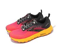 Brooks Cascadia 17 Diva Pink Black Lemon Chrome Women Running Shoes 1203921B-609