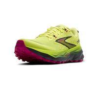 Brooks Cascadia 19 Baskets pour Femme, 41 EU, Sunny Lime Black Magenta, 41 EU