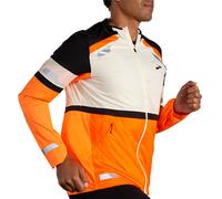 Brooks Course Visible Veste 2.0 Homme XL Orange/Blanc
