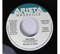 Brooks & Dunn 45 RPM Way Gone / I Can't Get Over You