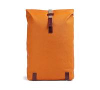 Brooks England Pickwick Cotton Canvas Large Sac à dos roll-top orange, toile, unisexe
