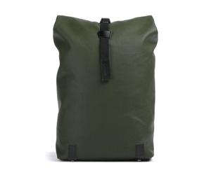 Brooks England Pickwick Cotton Canvas Large Sac à dos roll-top vert, toile, unisexe