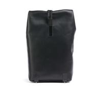 Brooks England Pickwick Reflective Leather Small Sac à dos roll-top noir, toile, unisexe