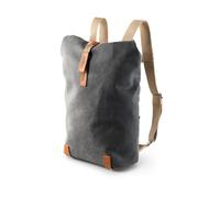 Brooks England Pickwick Cotton Canvas Small Sac à dos roll-top gris, coton, unisexe, 12L
