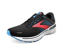 Brooks Femme Adrenaline GTS 22 Sneaker, Black/Lake Blue/Coral, 38.5 EU