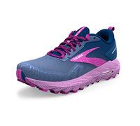 Brooks Femme Cascadia 17 Sneaker, Bleu Marine/Violet/Violet, 37.5 EU