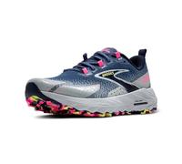 BROOKS Femme Cascadia 18 Sneaker, Océane/Bleu Perle/Rose, 37.5 EU