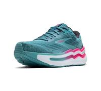 BROOKS Femme Ghost Max 2 Sneaker, Bleu Orage/Rose assommant/Aqua, 37.5 EU