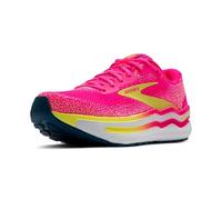 BROOKS Femme Ghost Max 2 Sneaker, Rose/Tonic Citron/Orange Pop, 38.5 EU