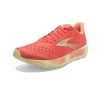 BROOKS Femme Hyperion Tempo Sneaker, Corail (Hot Coral Flan Fusion Coral), 38.5 EU Étroit