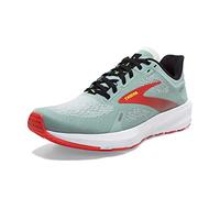 Brooks Femme Launch 9 Sneaker, Tomate Cerise Noire Blue Surf, 41 EU Étroit