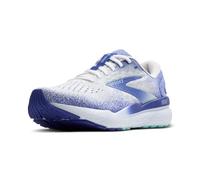 Brooks Femmes Ghost 16 Chaussure De Running sans Stabilisateurs Chaussures De Running White/Amparo Blue/Limpet Shell - Blanc 38