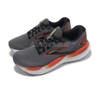 Brooks Glycerin 21 Grey Mandarin Red Green Men Road Running Shoes 1104191D-059