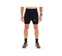 Short 2 en 1 brooks high point trail 5in noir homme