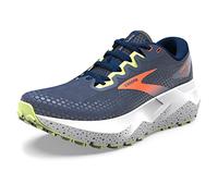 Brooks Homme Caldera 6 Sneaker, Navy/Firecracker/Sharp Green, 42.5 EU