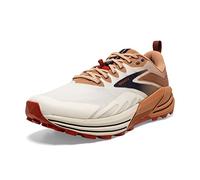Brooks Homme Cascadia 16 Sneaker, Blanc/Biscuit/Rooibos, 43 EU