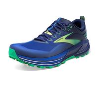 Brooks Homme Cascadia 16 Sneaker, Bleu/Surfer sur Le Web/Vert, 45.5 EU