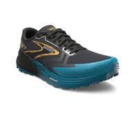 BROOKS Homme Catamount 3 Sneaker, Ébène/Bleu mosaïque/Orange, 42.5 EU