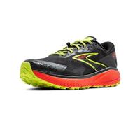 BROOKS Homme Divide 5 Sneaker, Noir/Cerise/Citron Vert, 42 EU