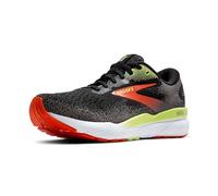 Brooks Homme Ghost 16 GTX Sneaker, Black/Mandarin Red/Green, 41 EU