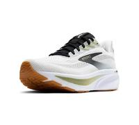 Brooks Homme Ghost 17 Sneaker, White/Black/Tea, 44.5 EU